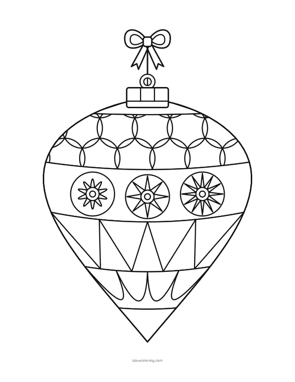 Color Teardrop Ornament 02 online