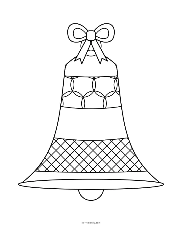 Color Christmas Bell Pattern 02 online