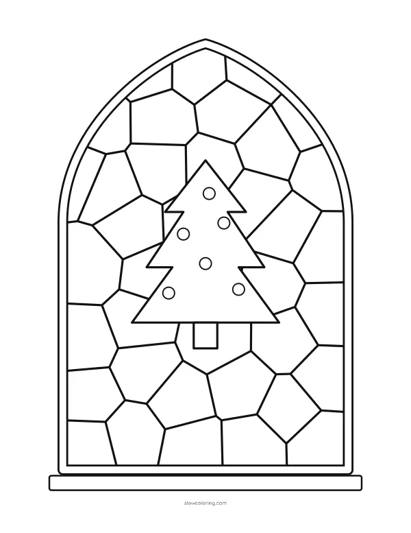 Color Christmas Window 02 online
