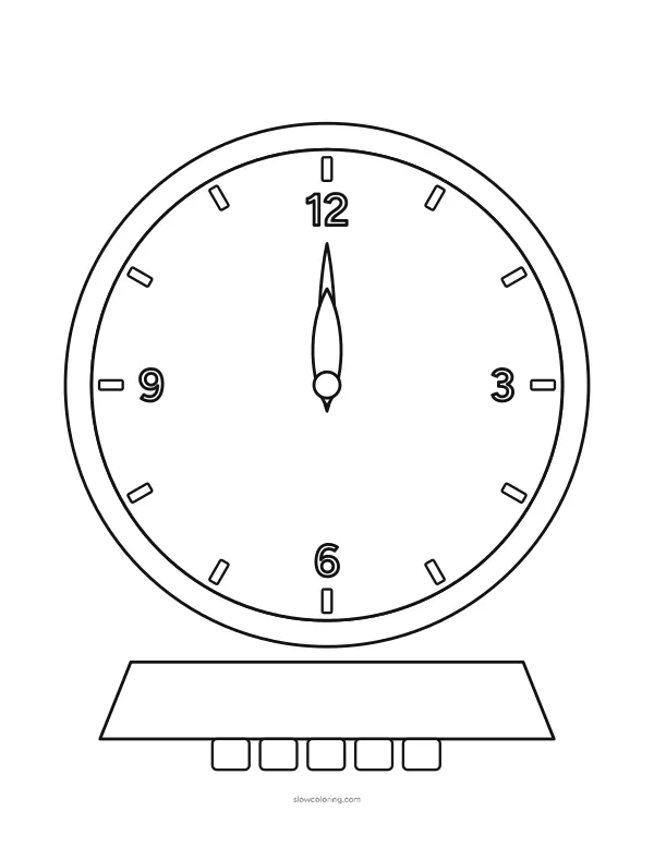Color Clock at Midnight 02 online