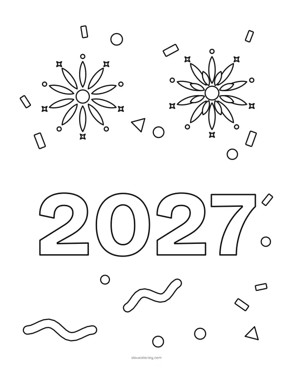 Color Year Numbers 2027 04 online