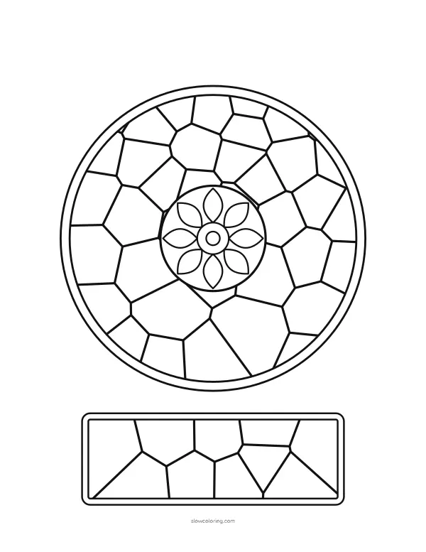 Color Stained Glass 04 online